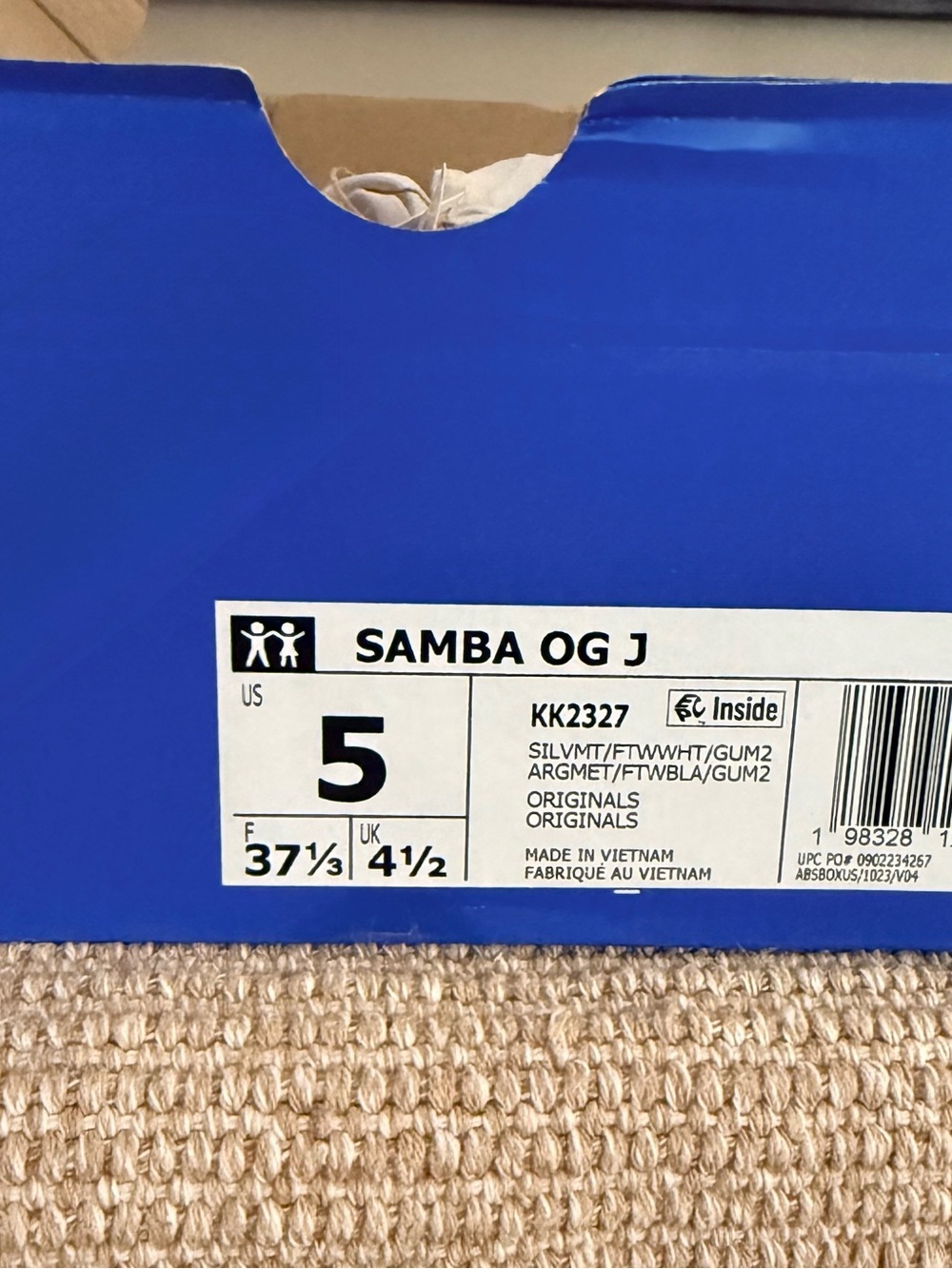 adidas Originals Silver, White and Gum-Soled Women's Sneakers - Picture 3 of 9